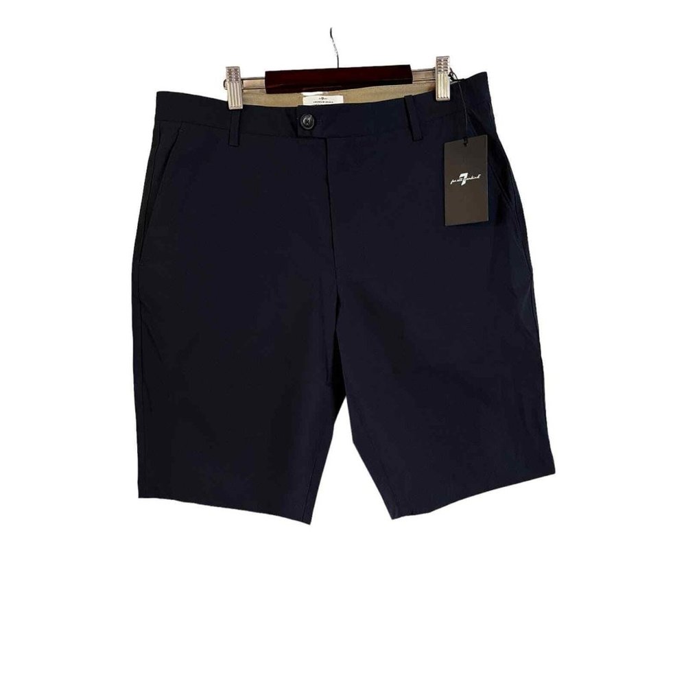 7 For All Mankind Men's Flat Front Shorts Style #7M519L12 NWT - Size 30